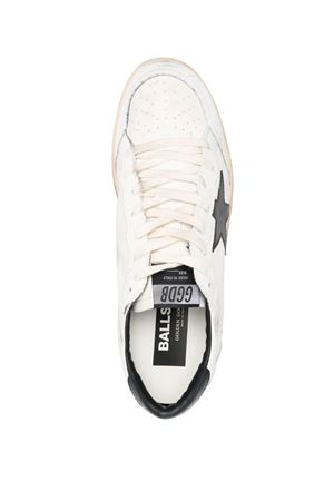 White and black Ball Star sneakers GOLDEN GOOSE | GMF00117F00377110283